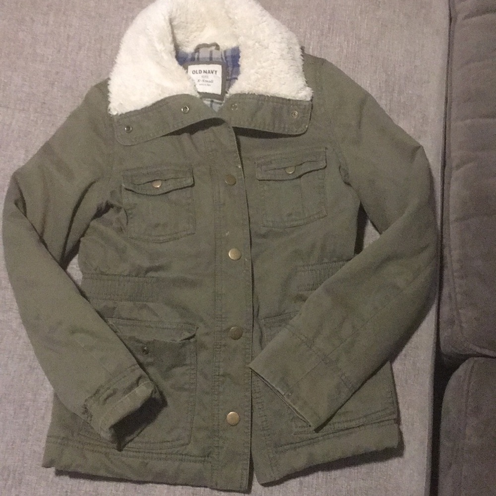 Army green jacket